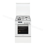 De Dietrich DCM1550W Gas-electric cooker Manuel utilisateur