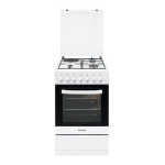 Brandt KM1555W Combined gas-electric cooker Manuel utilisateur