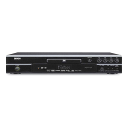 Denon DVD-1740 Manuel utilisateur | Fixfr