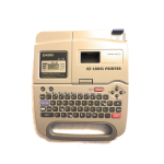 Casio PC Label Printer Manuel utilisateur