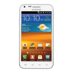 Galaxy S II orange | Mode d'emploi | Samsung GT-I9100 orange Manuel utilisateur | Fixfr