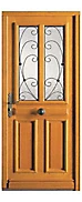 Castorama Porte d'entrée bois Dives 215 x 90 cm poussant droit Manuel utilisateur | Fixfr