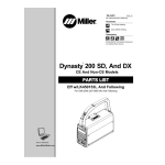 Miller DYNASTY 200 SD Manuel utilisateur