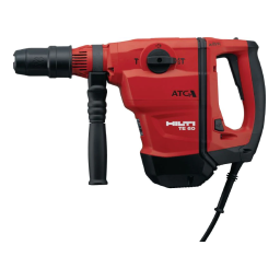 Hilti TE 60-ATC/AVR Manuel utilisateur | Fixfr