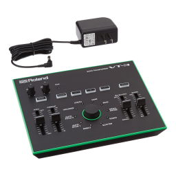 Roland VT-3 Mode D'emploi | AI Chat & PDF Access | Fixfr