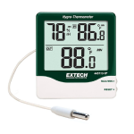 Extech Instruments 445713-TP Big Digit Indoor/Outdoor Hygro-Thermometer Manuel utilisateur