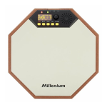 Millenium R1 12&quot; Metronome Practice Pad Mode d'emploi