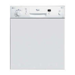 Whirlpool ADP 7570 WH Dishwasher Manuel utilisateur