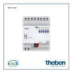 THEBEN RM 4 U KNX Fiche technique