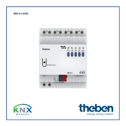 THEBEN RM 4 U KNX Manuel utilisateur | Fixfr