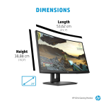 HP X24c Gaming Monitor Manuel utilisateur