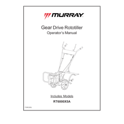 Murray RT6000X5A Manuel d'Utilisateur | Chat IA & PDF | Fixfr