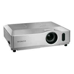 Hitachi CP-WX410 Manuel utilisateur | Fixfr