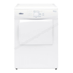 Whirlpool AWZ 3428 WP Dryer Manuel utilisateur