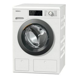 Miele WCG660 WCS TDos&9kg Lave-linge à chargement frontal W1 Manuel utilisateur | Fixfr