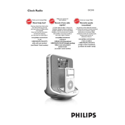 Philips DC310 Radio-réveil: Chat IA & Téléchargement PDF | Fixfr