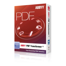 ABBYY PDF Transformer+ Manuel utilisateur | Fixfr