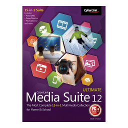 CyberLink Media Suite 12 Manuel utilisateur | Fixfr