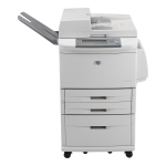 HP LaserJet 9000 Multifunction Printer series Mode d'emploi