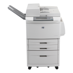 HP LaserJet 9000 Multifunction Printer series Manuel utilisateur | Fixfr