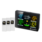 Bresser 7000020000000 ClimaTrend Hygro Quadro - thermo- and hygrometer Manuel du propri&eacute;taire