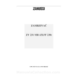 Zanussi ZV 231 MR Manuel utilisateur