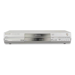 Panasonic DMR-E85H Manuel d'utilisation + IA | Fixfr