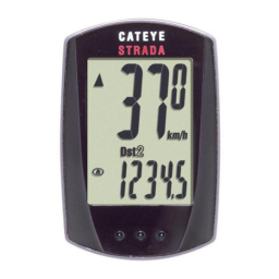 Cateye Strada [CC-RD100N] Computer Manuel utilisateur | Fixfr