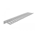 DeLOCK 66888 Cable holder 318 x 65 mm for wall mounting grey Fiche technique