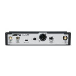 Shure GLXD4R Half-Rack Wireless Receiver Mode d'emploi | Fixfr