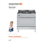 Essentiel b EMCG 912c Cuisini&egrave;re Manuel utilisateur