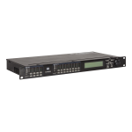 RCF DX 4008 4 INPUTS, 8 OUTPUT DIGITAL PROCESSOR sp&eacute;cification