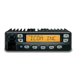 ICOM IC-F610 Manuel utilisateur | Fixfr