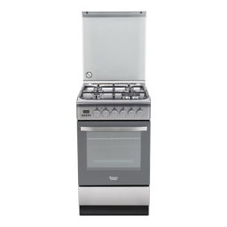 HOTPOINT/ARISTON H5G56F (W) RU Cooker Manuel utilisateur | Fixfr