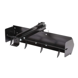 Brinly BS-381BH 38” Sleeve Hitch Box Scraper Manuel du propriétaire | Fixfr
