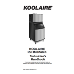 Koolaire K &amp; KT Model Technicians Handbook Manuel utilisateur