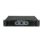 DAP Audio D6162 PA-16120 Public Adress Amplifier Manuel utilisateur