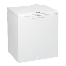 Whirlpool CF 28 2 Freezer Manuel utilisateur | Fixfr