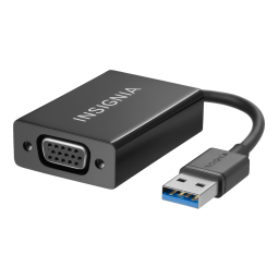 Insignia NS-PUV308 USB to VGA Adapter Guide d'installation rapide | Fixfr