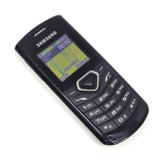 Samsung GT-E1170I Manuel utilisateur