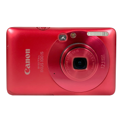 Canon IXUS 100 IS Manuel utilisateur | Fixfr