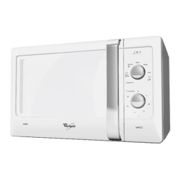 Whirlpool MWD 202 FW Manuel utilisateur | Fixfr