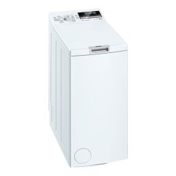 Siemens WP12T447NL Washing machine Manuel utilisateur | Fixfr