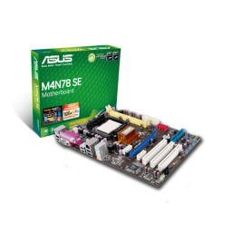 Asus M4N78 SE Motherboard Manuel utilisateur | Fixfr