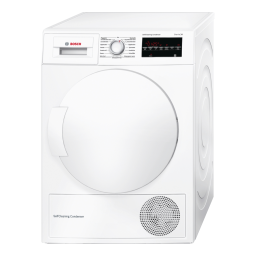Bosch WTW83460 Manuel du propriétaire | Fixfr