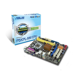 Asus P5KPL-AM EPU Motherboard Manuel du propriétaire | Fixfr
