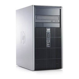 HP Compaq dc5850 Microtower PC Guide de référence | Fixfr