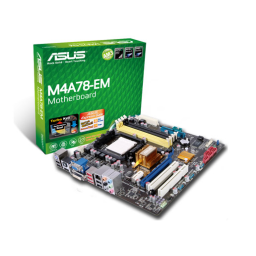 Asus M4A78-EM Motherboard Manuel utilisateur | Fixfr