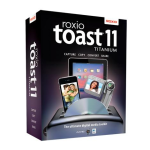 Roxio Toast 11 Titanium Manuel utilisateur