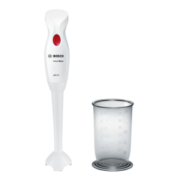 Bosch MSM14100 Mixeur Product fiche | Fixfr